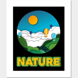 MOUNTAIN NATURE T-Shirt Posters and Art